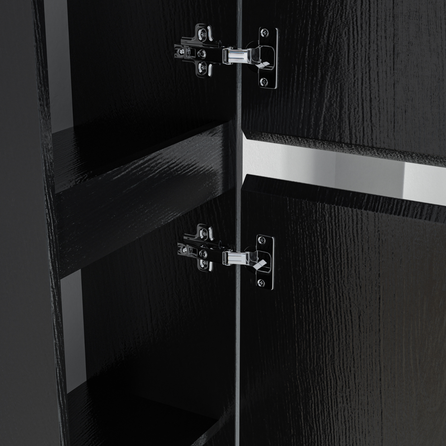 LOMAZOO colonne salle de bain Marbella chêne noir - 140cm - 6