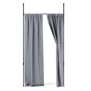 Séparateur de pièce - Tringles à rideaux réglables de 3 m sans perçage - Séparateur mural pour séparation de pièce, tringle à rideaux autoportante robuste à suspendre pour location de studio, cloisons Séparateur de pièce - Tringles à rideaux réglables de 3 m sans perçage - Séparateur mural pour séparation de pièce, tringle à rideaux autoportante robuste à suspendre pour location de studio, cloisons