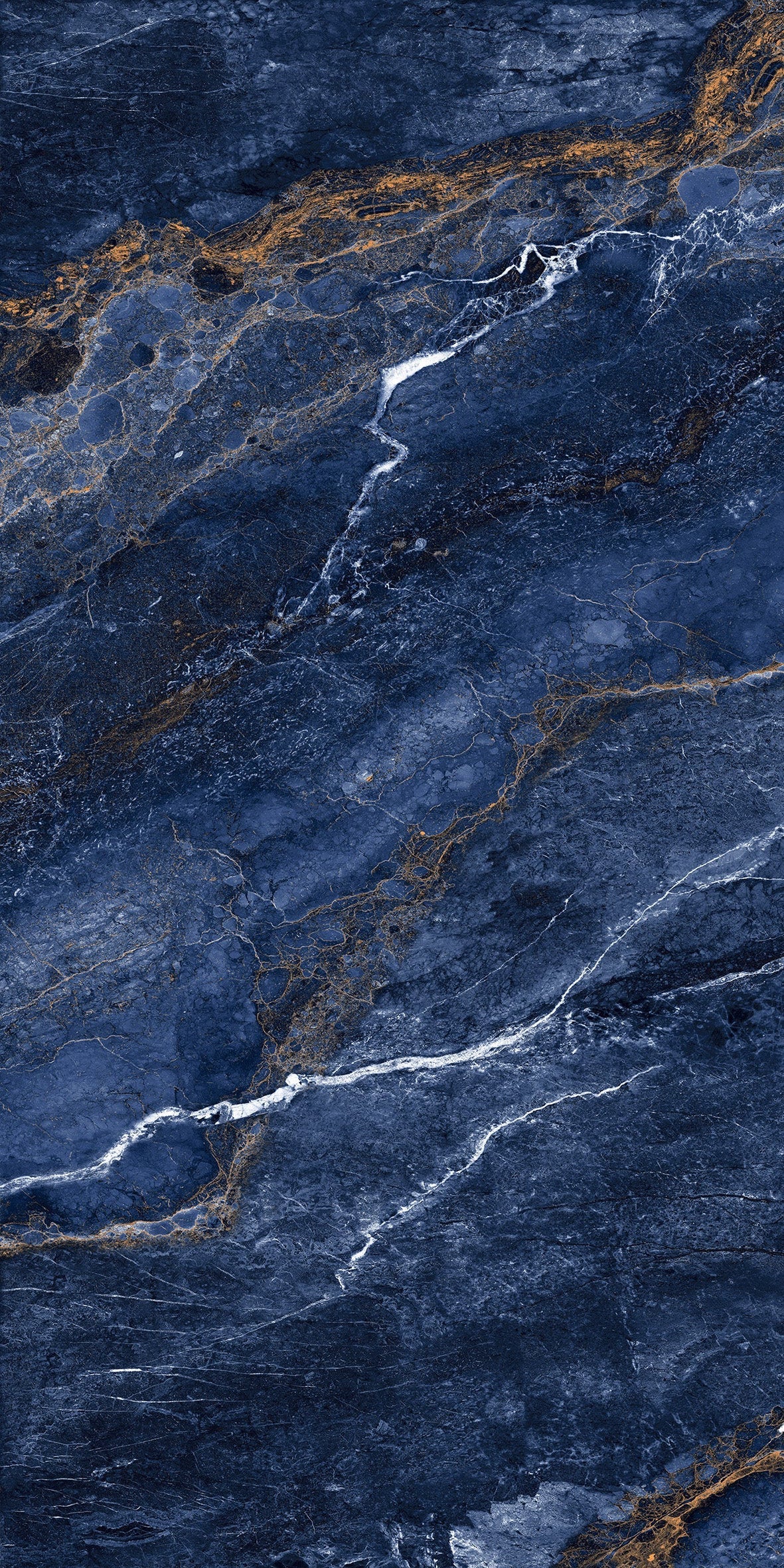 Carrelage sol / mur effet marbre bleu LYTHOS BLUE l.60 x L.120 cm Brilliant LIMCARO - 4