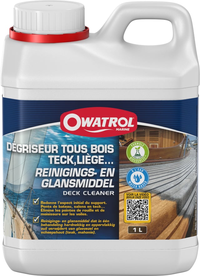 Dégriseur tous bois Owatrol DECK CLEANER 1 litre