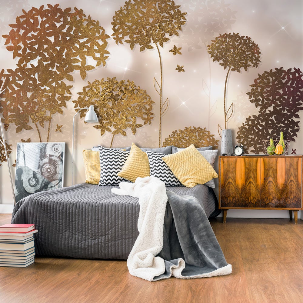 Papier Peint 3D Reed Grass 10223NA – Impression Murale Au Sol, Style 5D (Neuf)