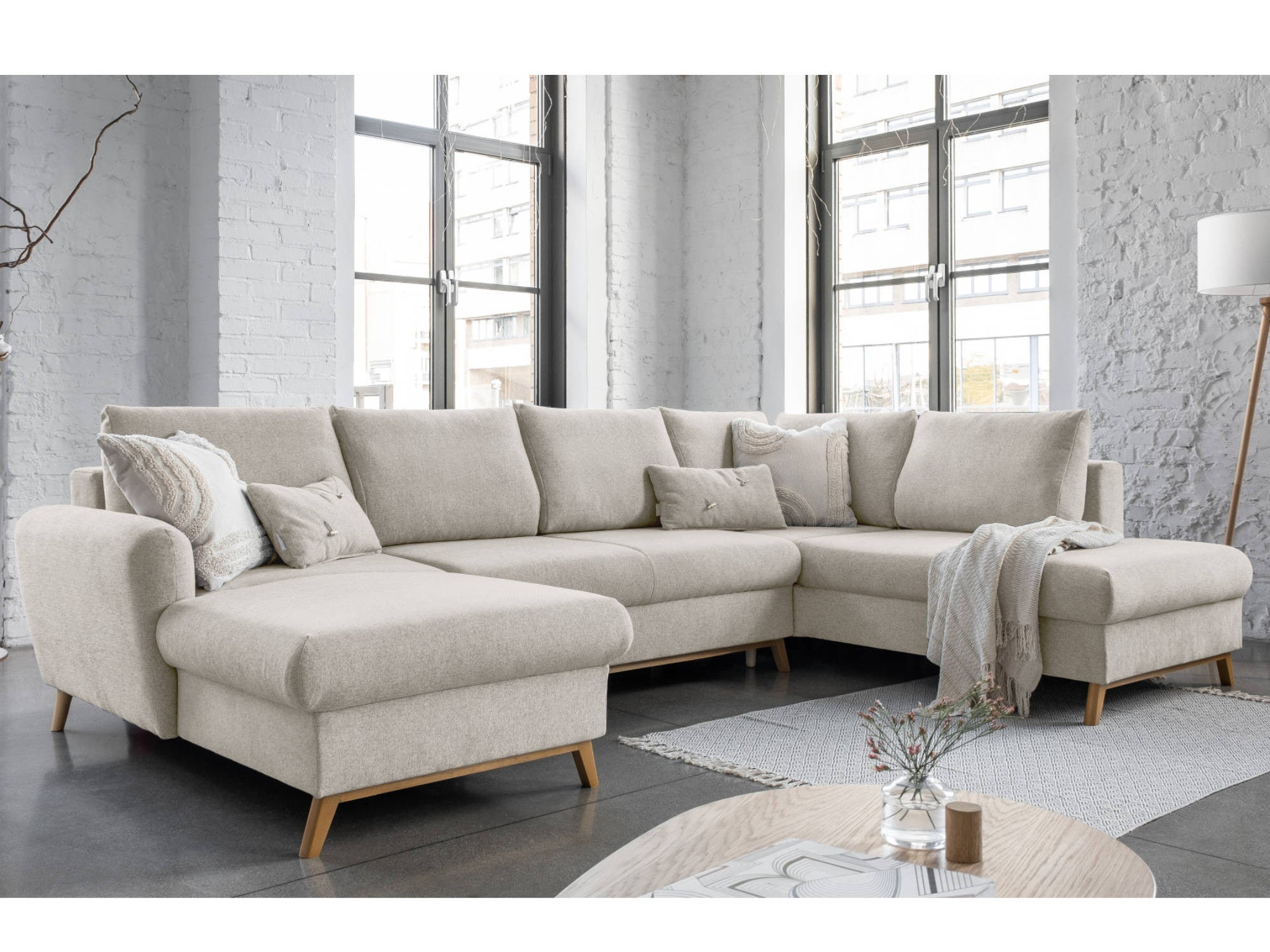Canape Panoramique Beige