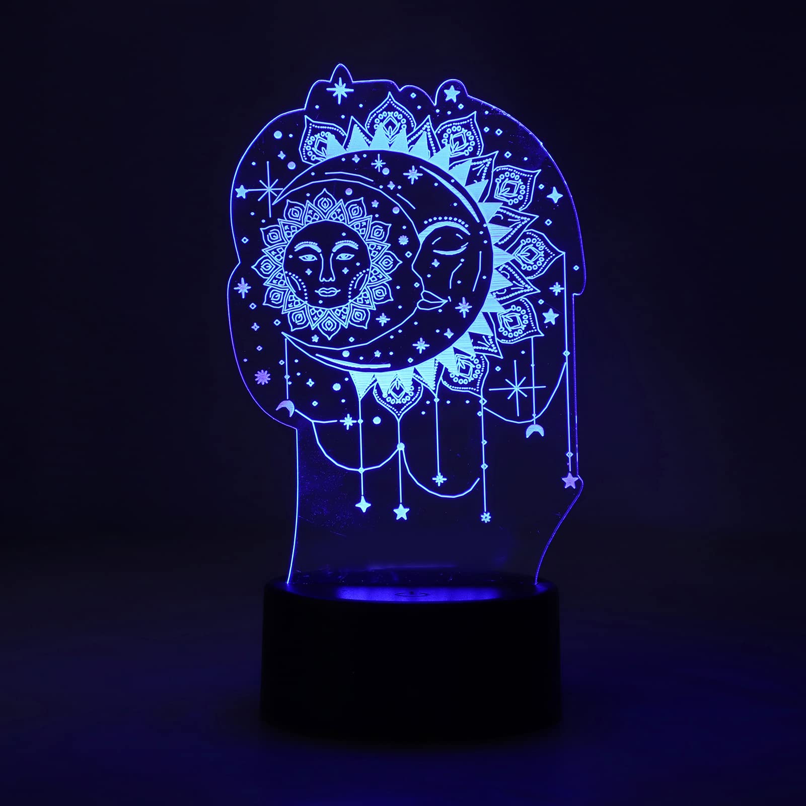 Rana, lampada 3D illusione camera da letto comodino luce notturna LED bambini piccola lampada da tavolo umore sveglia sonno lampada per la camera da letto del bambino decorazione bambini Natale