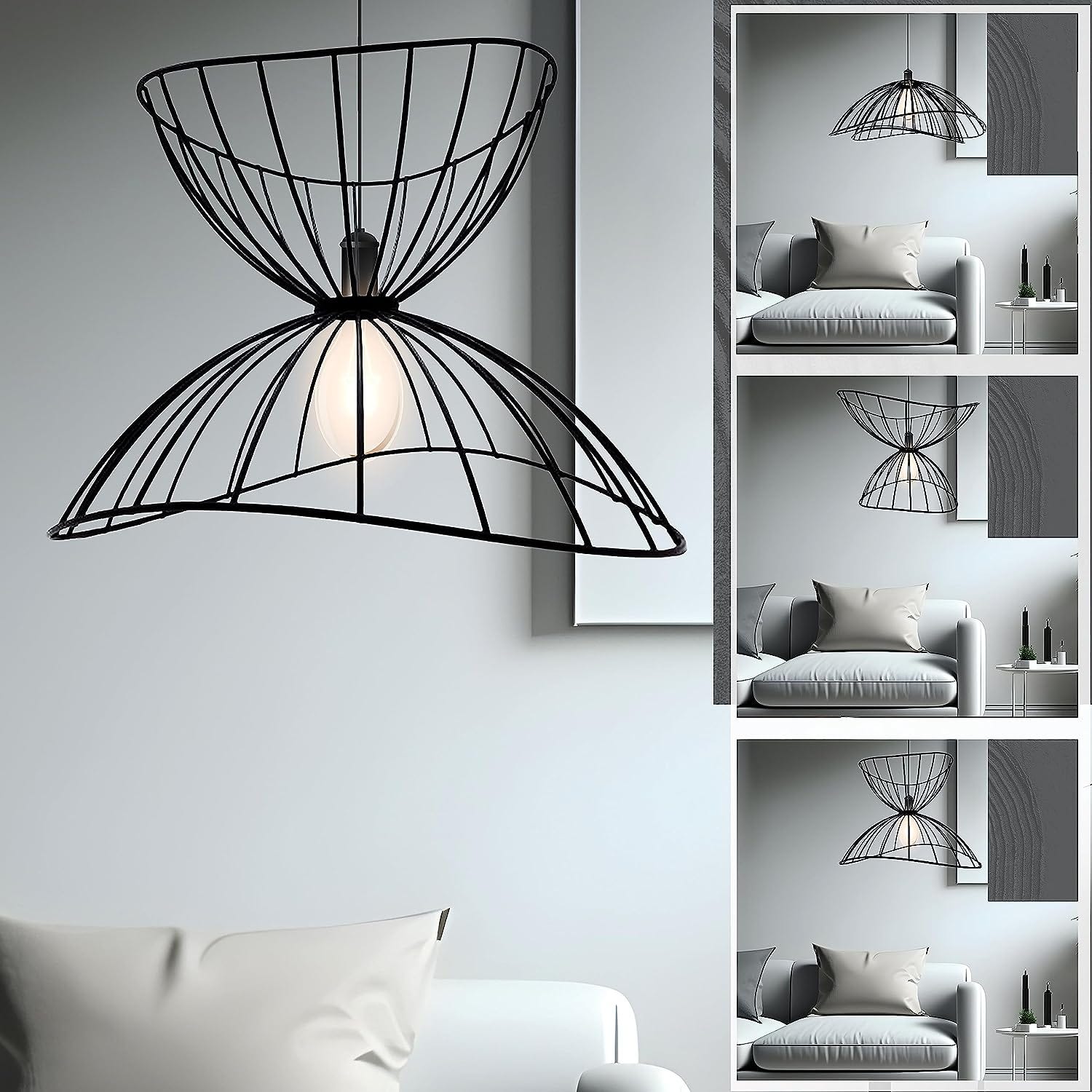 LAMPADARIO A SOSPENSIONE BIANCO ANELLI SOSPESI LED MODERNO LUCE BIANCA FREDDA NATURALE CALDA | Leroy Merlin LAMPADARIO A SOSPENSIONE BIANCO ANELLI SOSPESI LED MODERNO LUCE BIANCA FREDDA NATURALE CALDA | Leroy Merlin