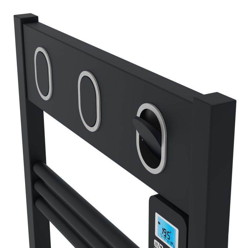 Sèche-Serviettes Électrique 750W SAUTER Marapi Vertical Anthracite - 220060 - 5