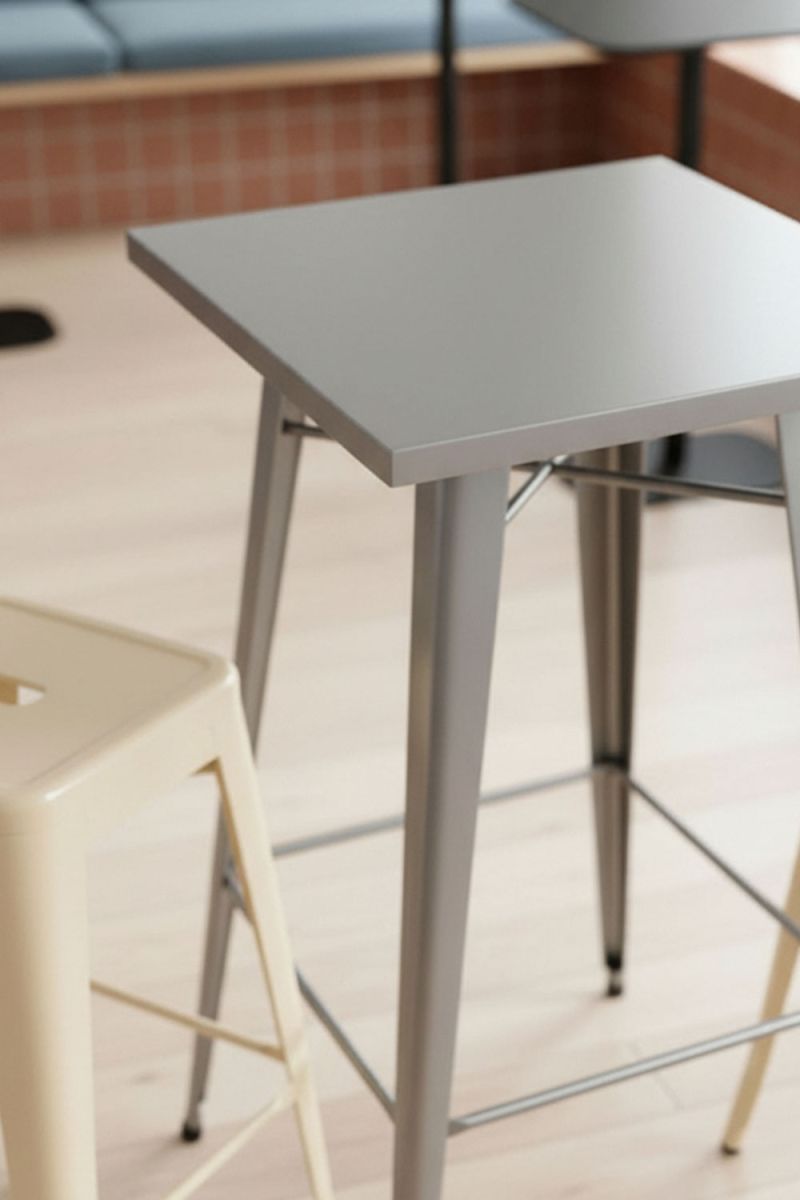 Table Torix Haute Carrée 60 cm | Acier Renforcé | Leroy Merlin