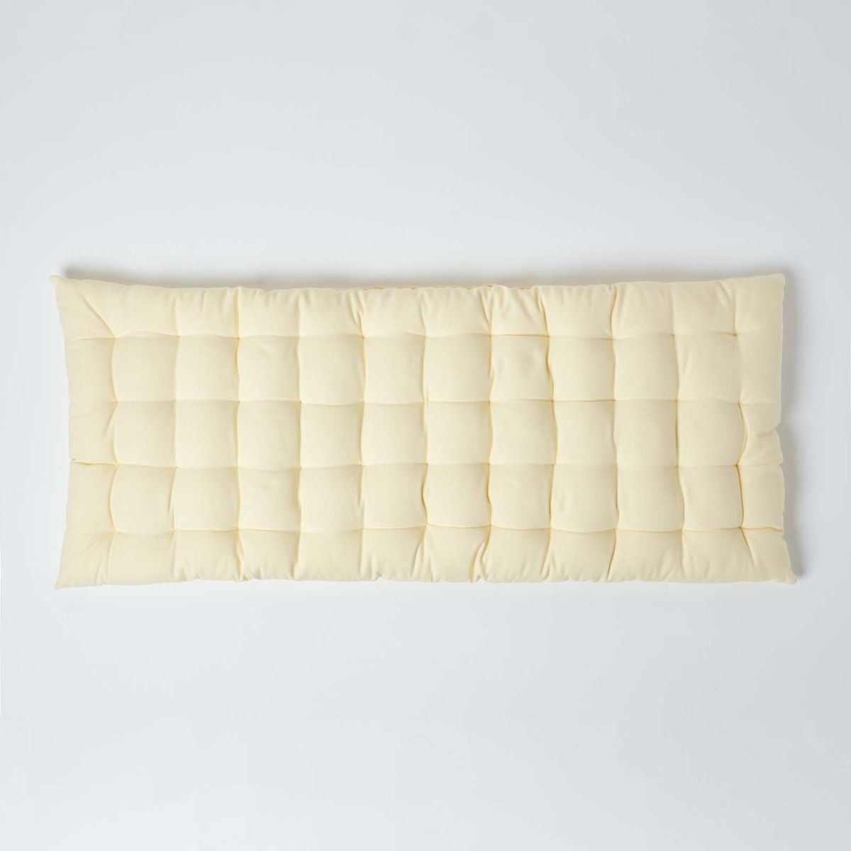 Coussin pour banc de jardin 2 places - Coussin pour banquette - Crème - Homescapes - 3