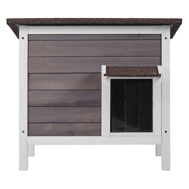 Maison Pour Chat D'Extérieur Isolée Hiver - Abri Avec Sol Surélevé, Tente Imperméable Pour Jardin Et Terrasse