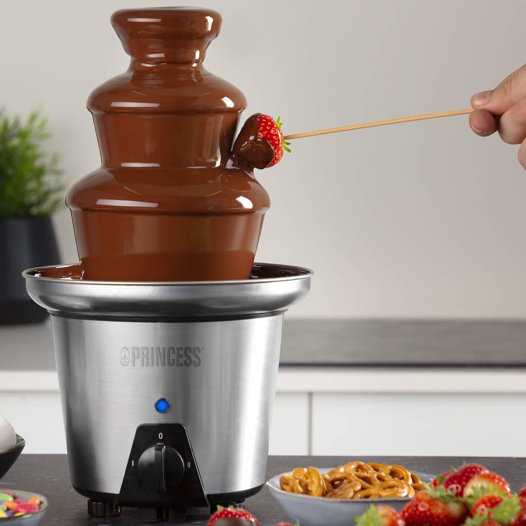 Fontaine au chocolat XL 90 W Argenté Princess - 4