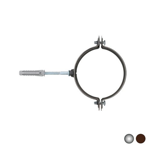 2 PZ COLLARI RAIN PER TUBI PLUVIALI Diam. 80 Zincato | Leroy Merlin