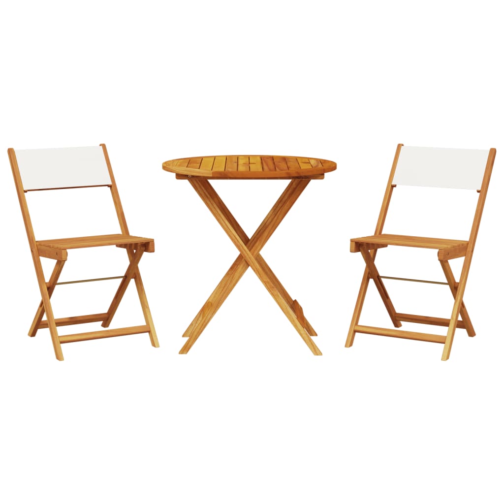 Table Bistrot Ivy Blanc Ensemble 2 Personnes