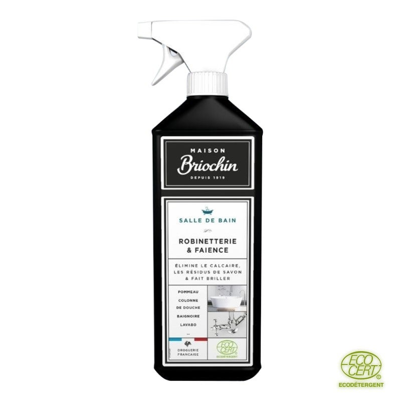 Colonne de douche thermostatique HANSGROHE Croma Select S 280 Bronze brossée + nettoyant Briochin - 5