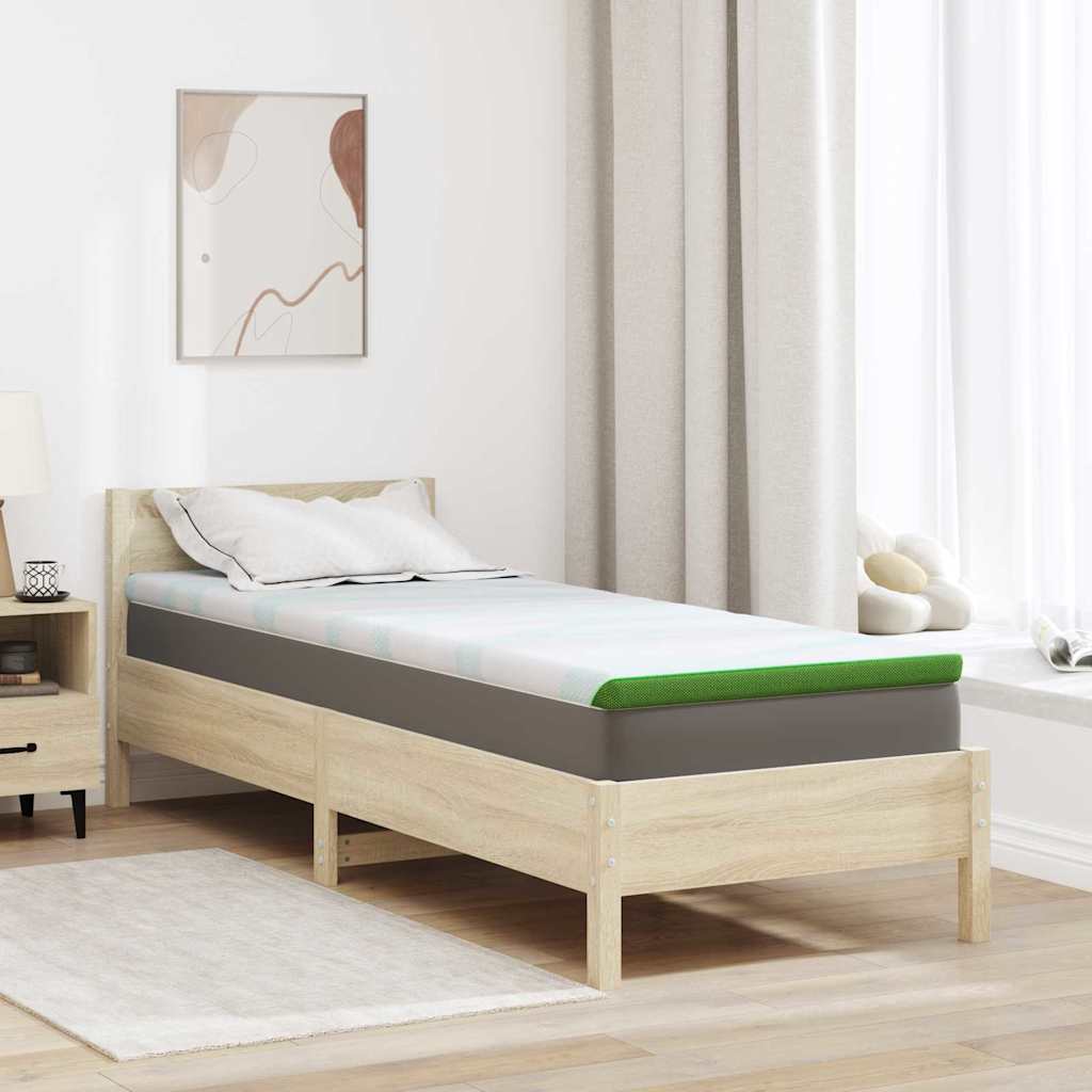 Nakładka na materac Biały i zielony 80 x 200 cm vidaXL