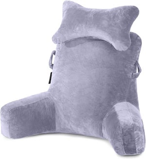 Coussin De Lecture Ergonomique Avec Appui-tête Et Accoudoirs Amovibles - Support Dorsal Réglable Pour Lit, Canapé, Sol