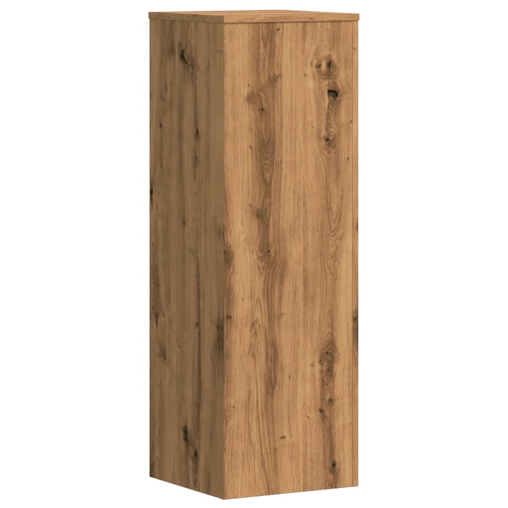 Supports de plante, 2 pièces, chêne, 33 × 33 × 100 cm - 5