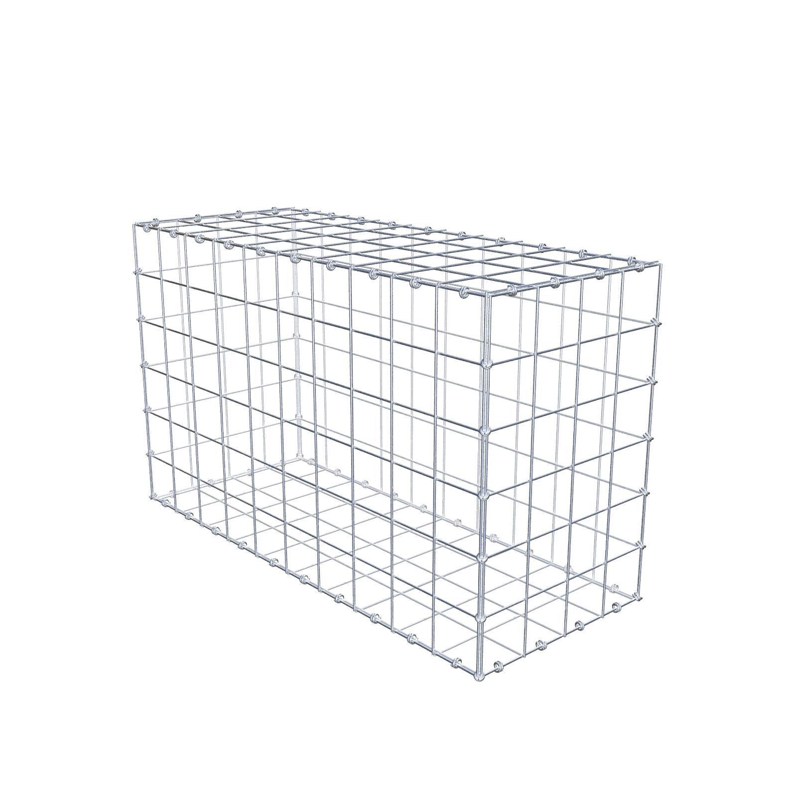 Gabion 100 cm x 60 cm x 40 cm (dł. x wys. x gł.), rozmiar oczka 10 x 10 cm, pierścień spiralny
