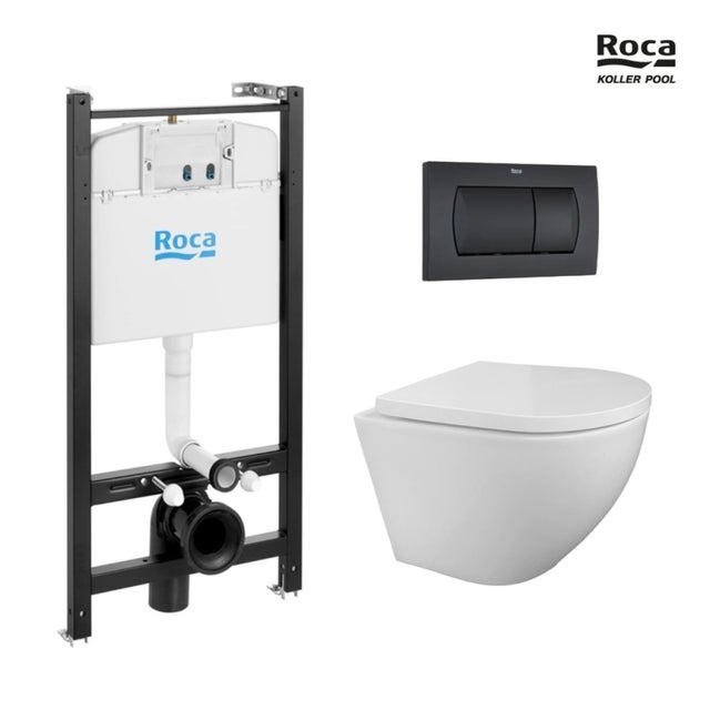 Toilet Grifo Wc Roca De Baño Conjunto Roca Victoria Leroy Merlin
