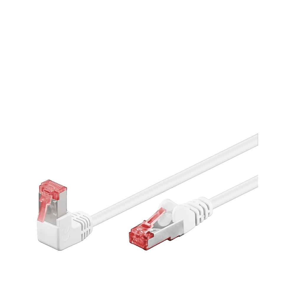 Kabel Sieciowy Goobay Cat6 10 metrów Kąt Prostym Miedź