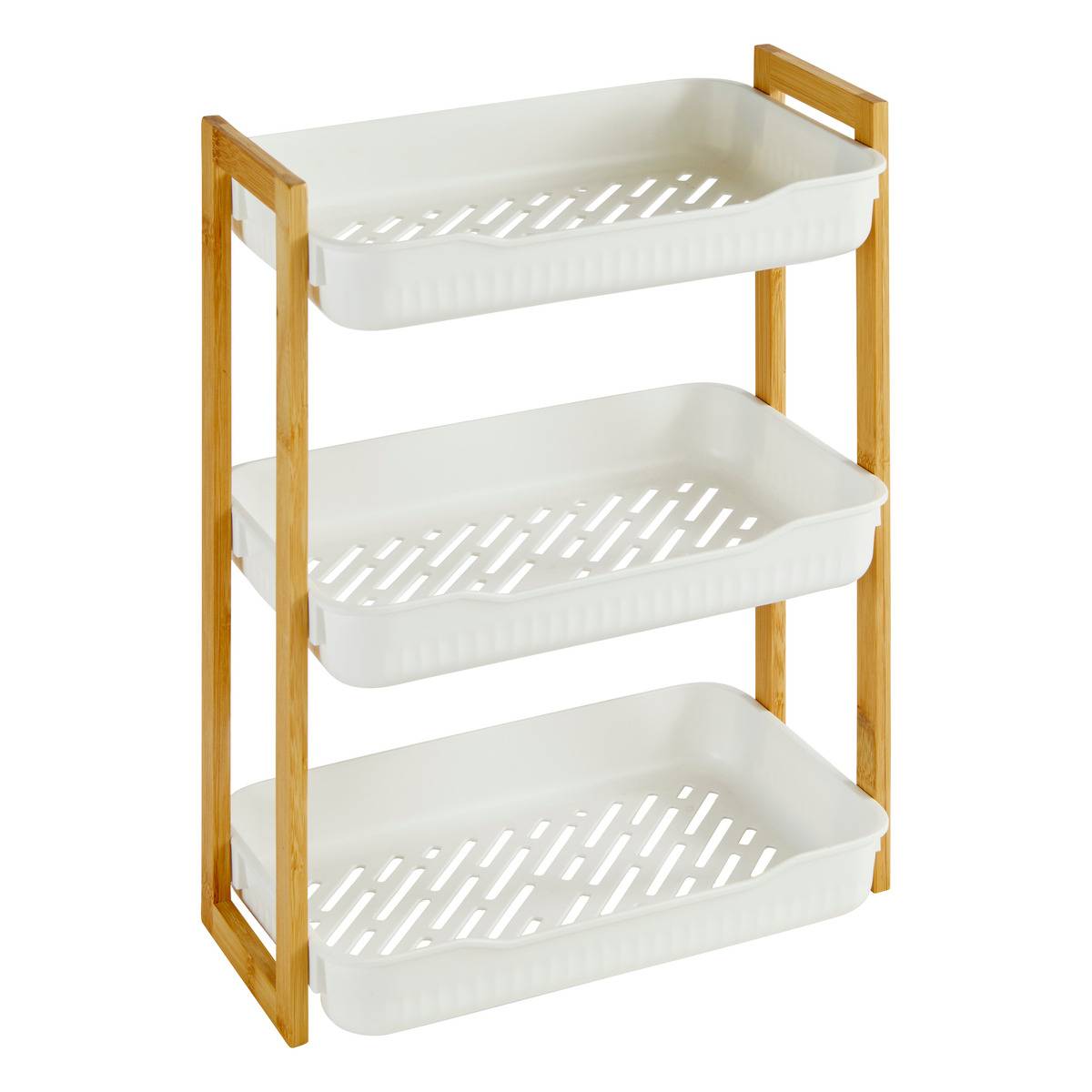 5five Scaffale A Colonna In Bambù 3 Livelli – Mix N Modul – 35x32x77,5 Cm - 3