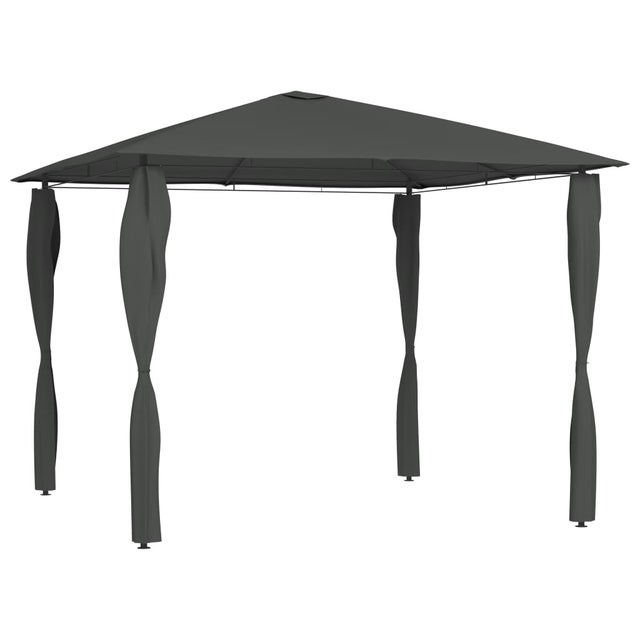 Maison Exclusive - Gazebo con Montanti Rivestiti 3x3x2,6 m Antracite 160 g/m²