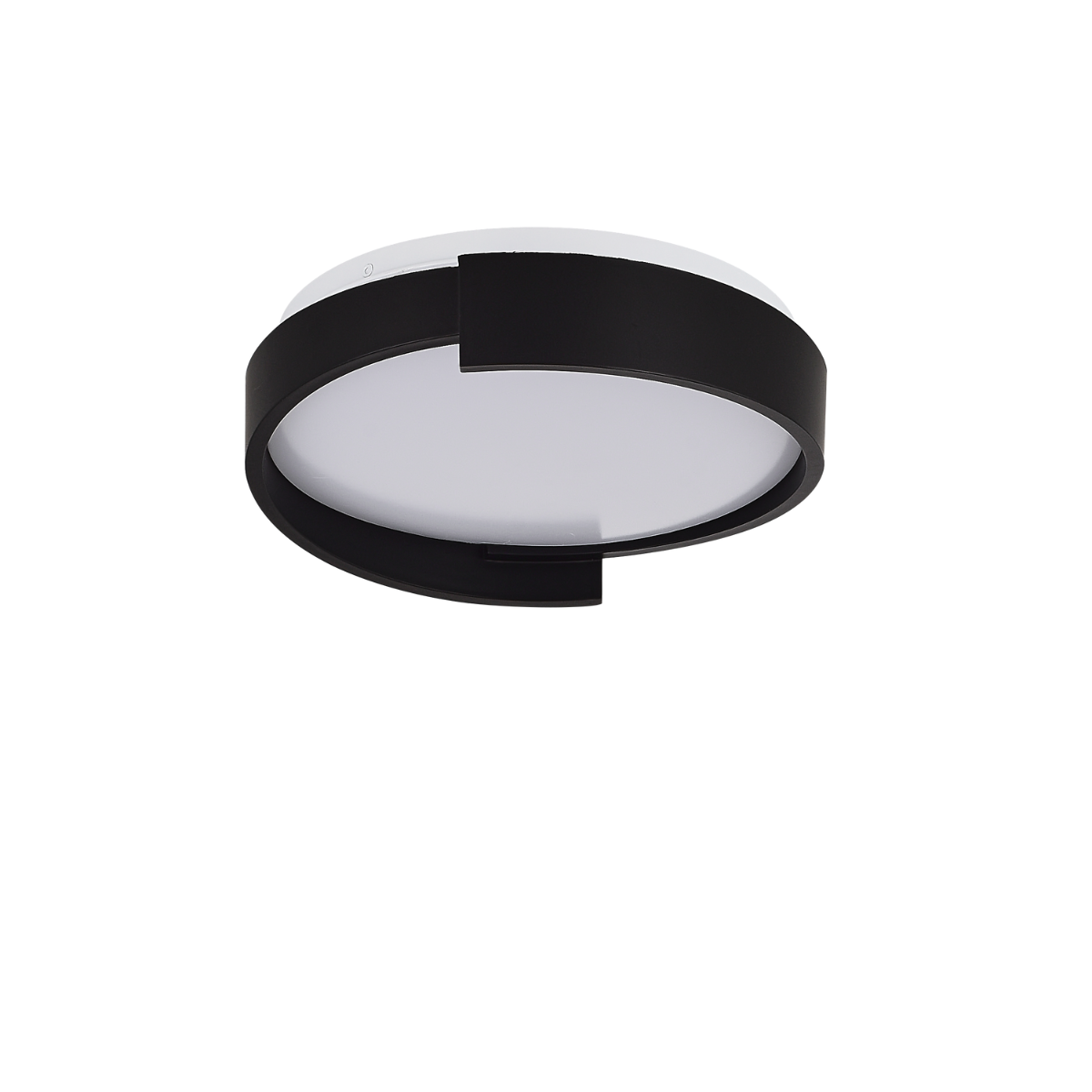 Plafon okrągły LED HALO 25W 3000/4000/6000K 2219lm metal czarno-biały wym:8x38x38cm IP20 Light Prestige