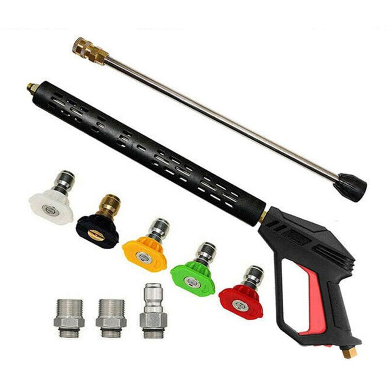 Akcesoria do myjek wysokociśnieniowych, pistolet do mycia wysokociśnieniowego, lanca, zestaw dysz, zestaw końcówek 4000psi m22