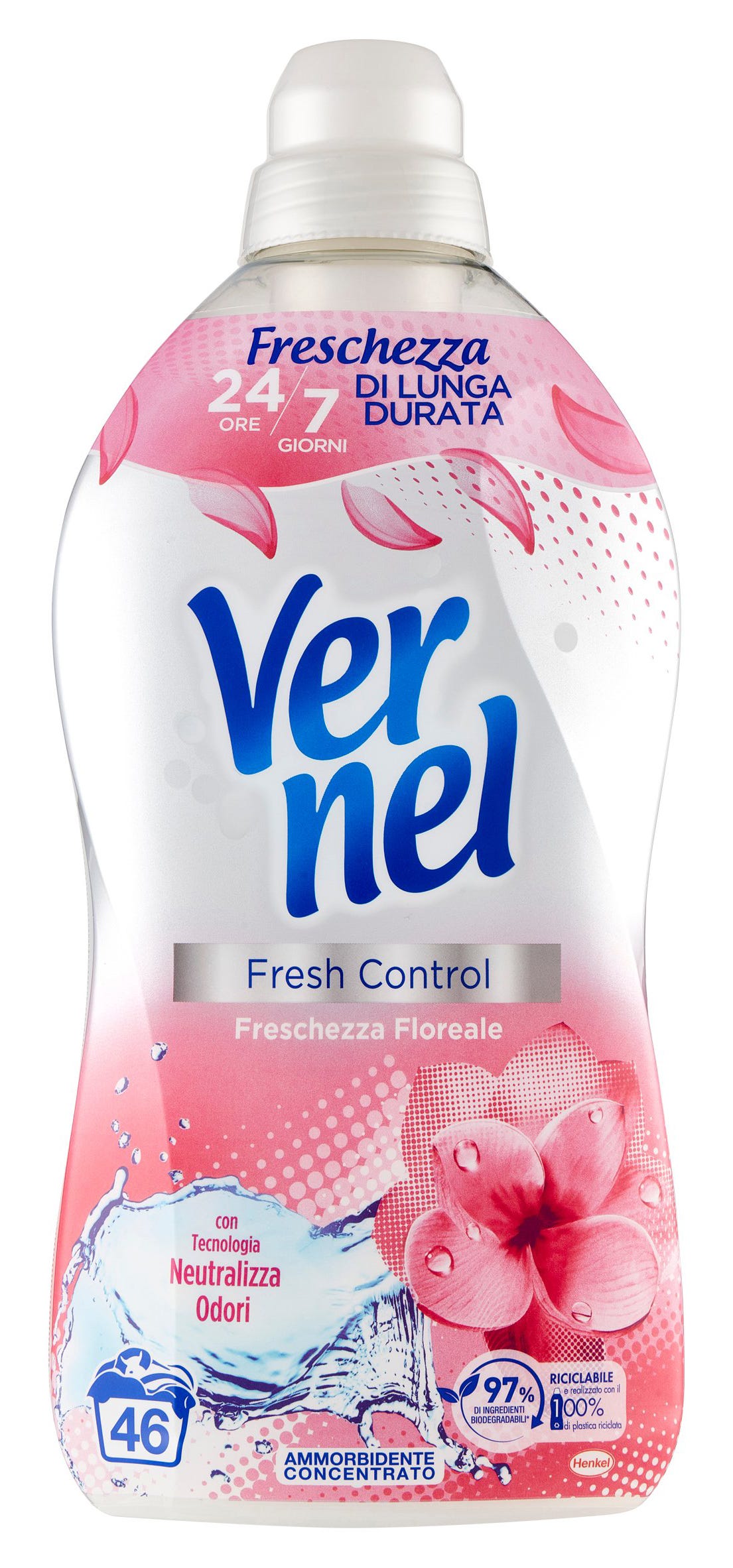 Vernel Suavizante 1150 Ml. Concentrado 46 Measurini Contr.Rosa Made In ...