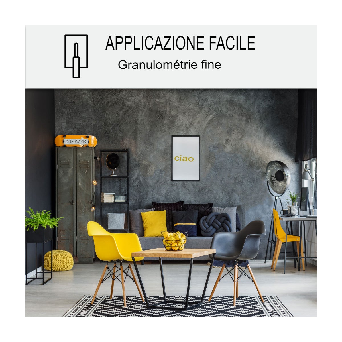 Kit microcemento per muri - 10 m² Gazzella Grigio Rosa - ARCANE INDUSTRIES - 4