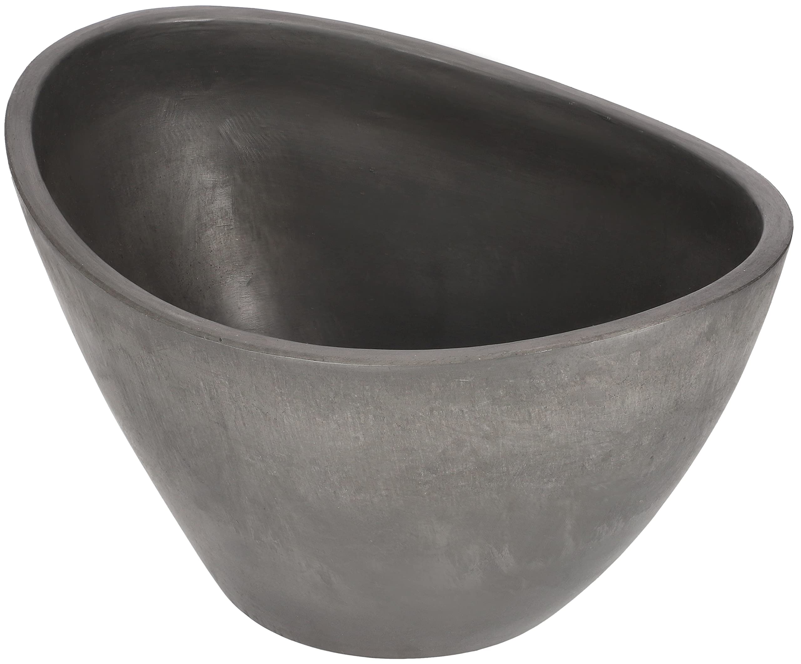 Doniczka łódka podłużna donica kompozytowa szara - KOTARBAU