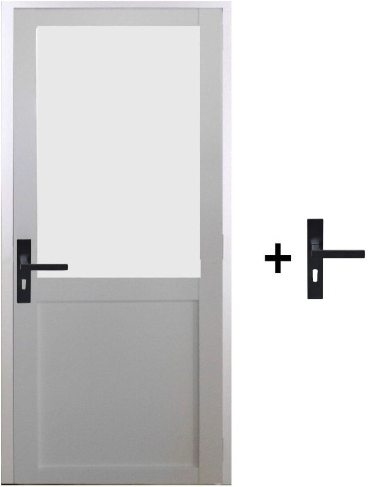 Bloc Porte Athena Blanc H204 X L83 Poussant Droite Côte Tableau ...