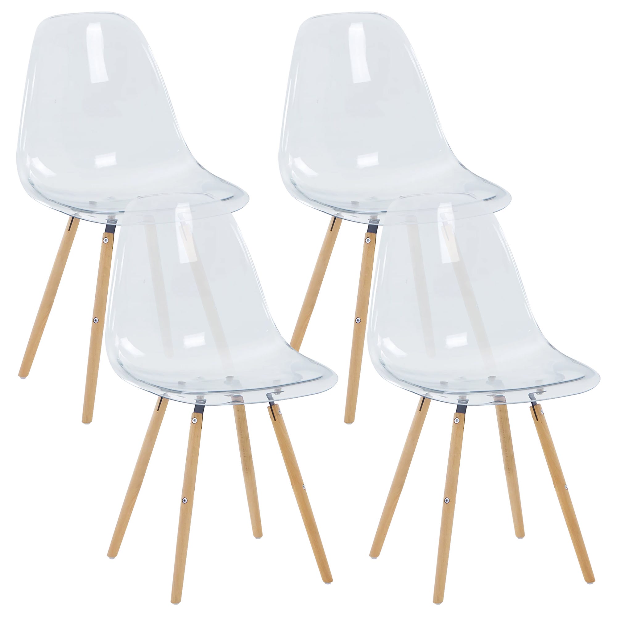 Sedie Polipropilene Conforama Sedie Cucina Set Sedie Trasparenti