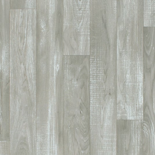First vinyl floor - parquet imitación gris claro - efecto plata - rollo 4m x 3m