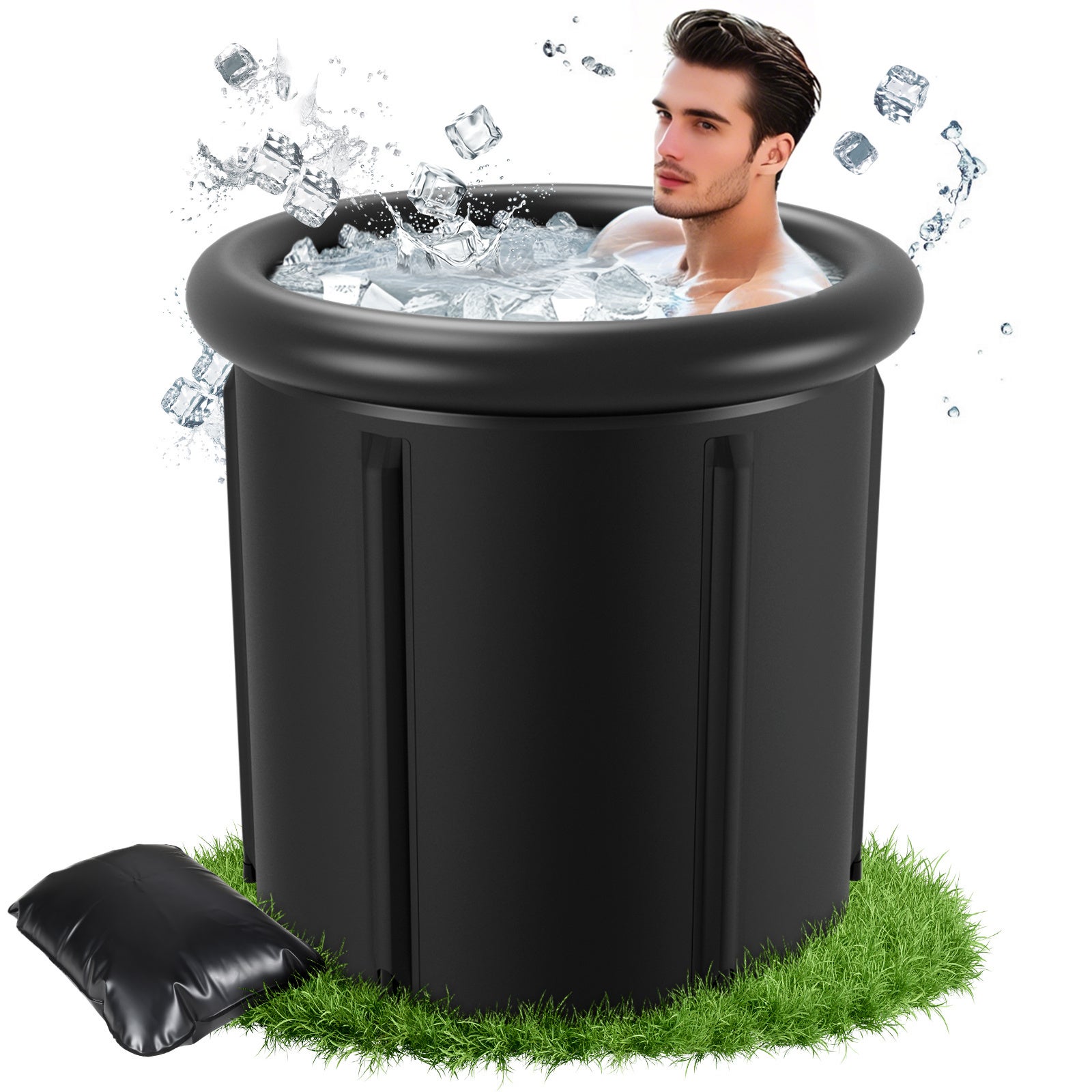 Baignoire portable et pliable pour adultes, 80 cm - Baignoire portable pour cabine de douche | Leroy Merlin
