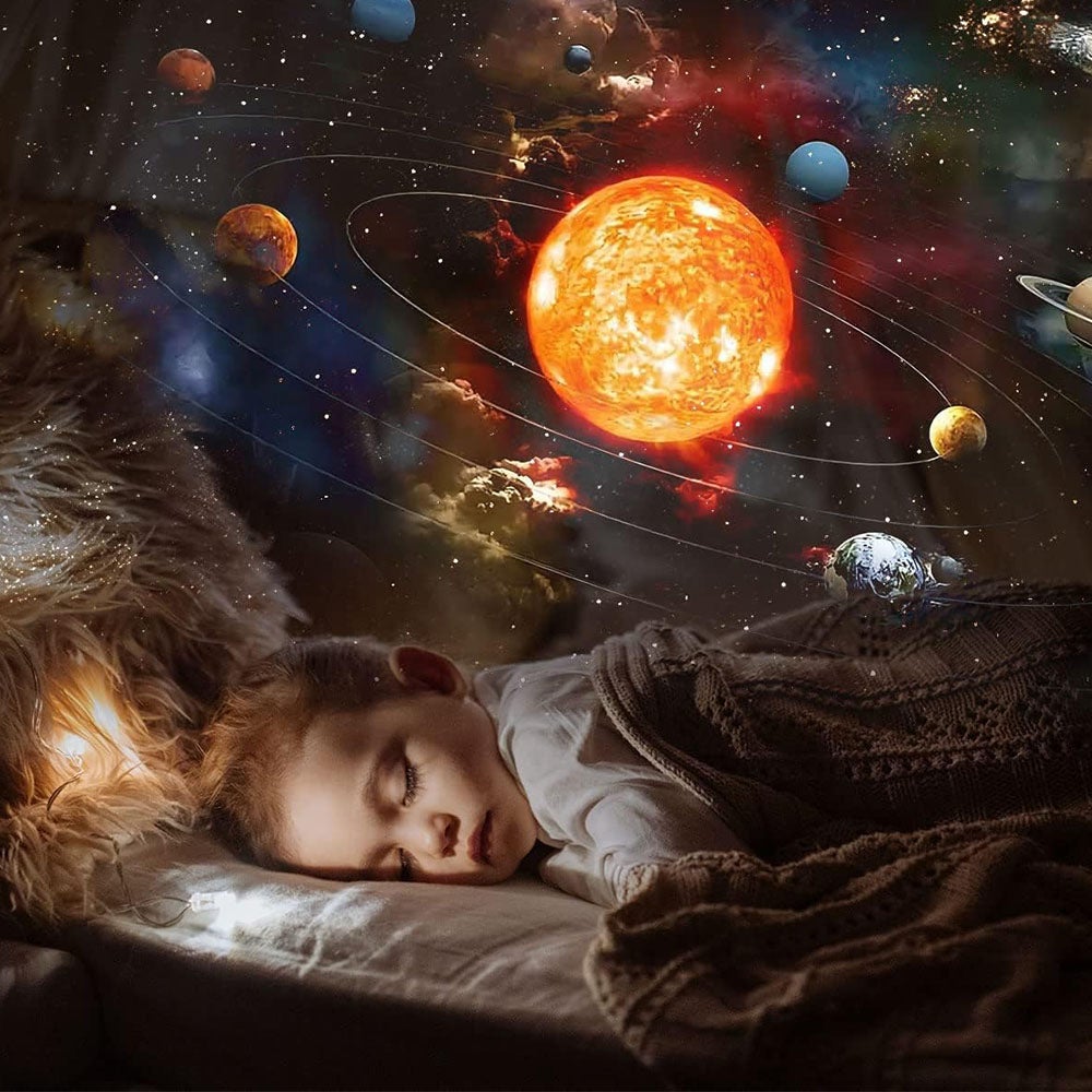 10 Projecteur de Galaxie, Veilleuse de Ciel étoilé, pour le Salon de Chambre d'enfants,Lampe Globe Ciel Étoilé Voie Lactée Cadeaux d'Halloween/Noël - 4