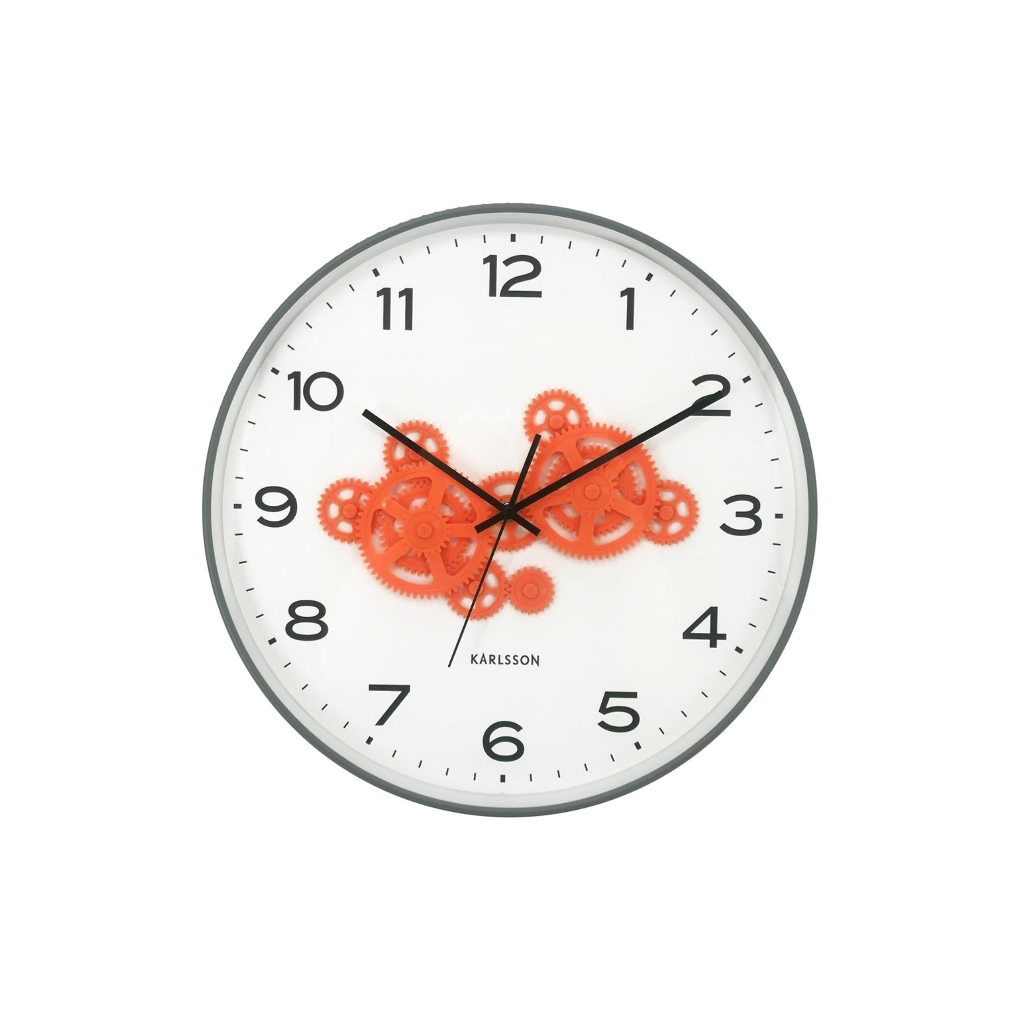 Horloge Murale Moderne Karlsson Coucou "alarme" - Gris Souris KA6015GY