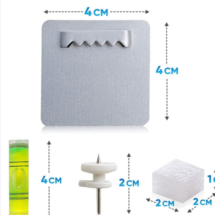 Crochets Autocollants Transparents Pour Tableaux - Lot De 10 - Sans Perçage, Facile à Poser Et Retirer - Pour Murs Lisses