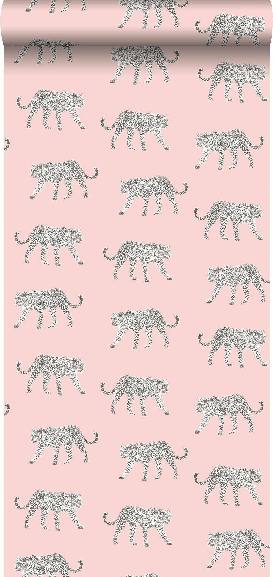 Papel pintado pantera rosa suave - 0,53 x 10,05 m - estahome