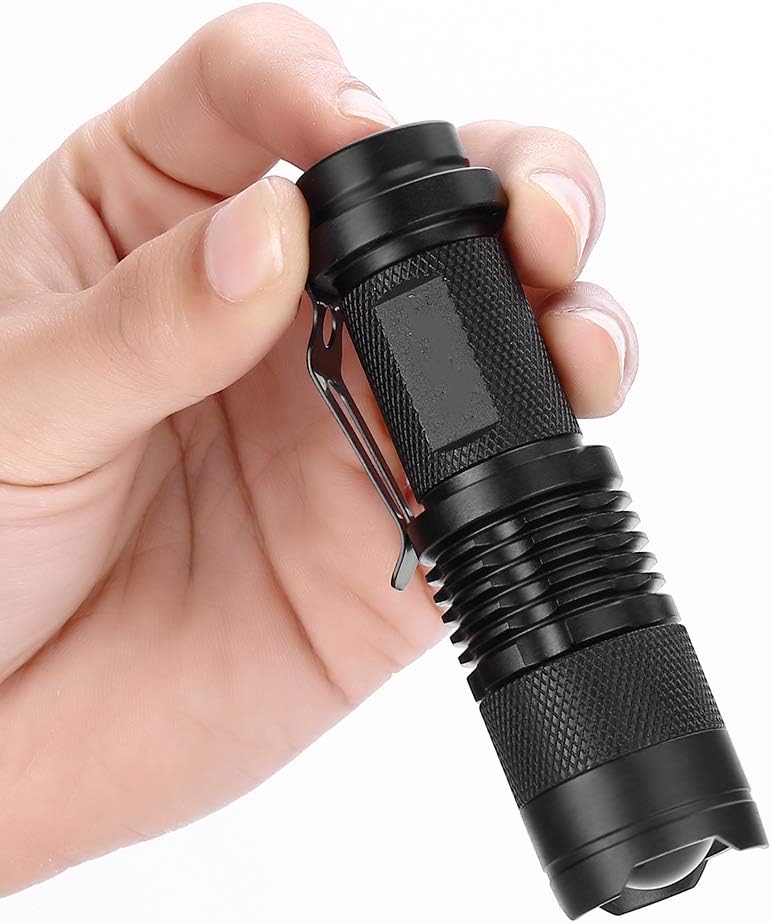 Lampe Torche UV 365nm Lampe de Poche Ultraviolette LED Lumière Noire Zoomable pour Détecteur D'argent Vérification des Documents Chasse Scorpions Rock - 5