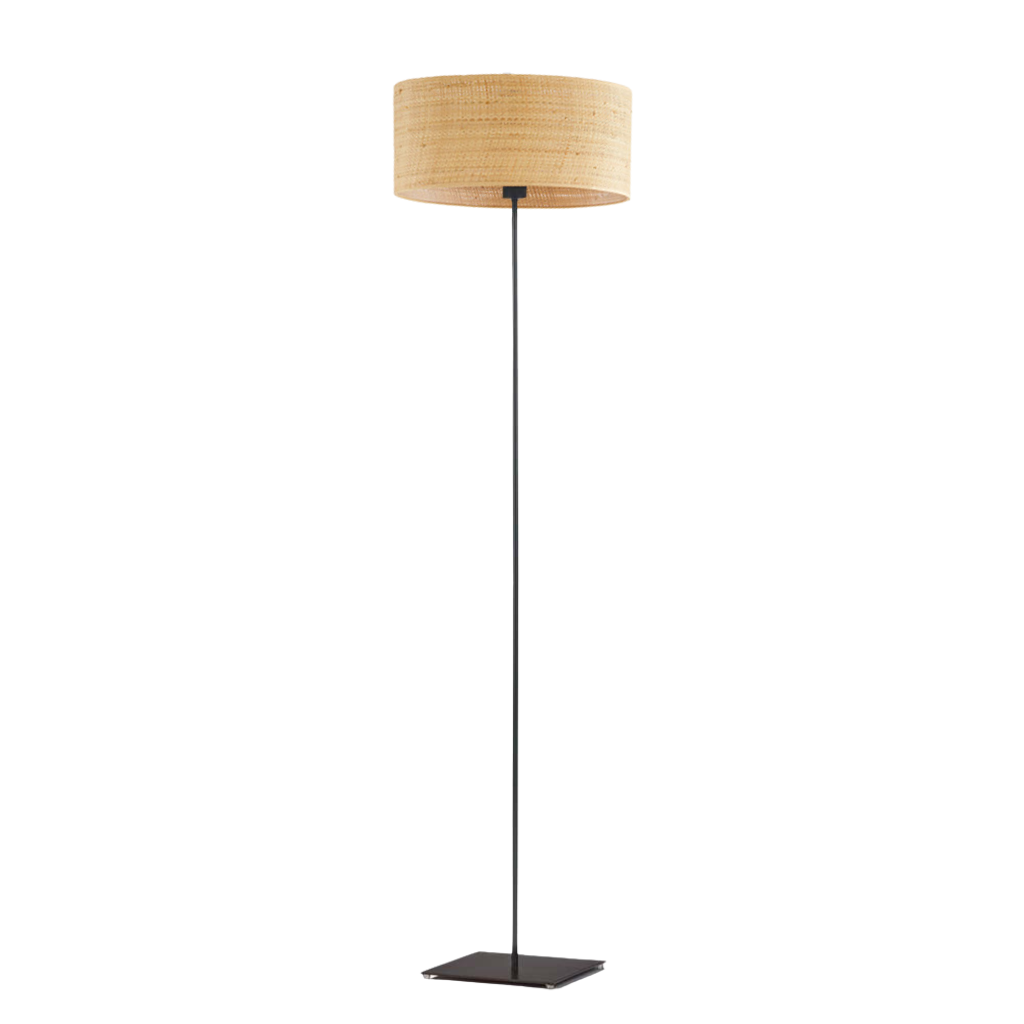 Lampa stojąca podłogowa z abażurem walec 40cm BLUES II