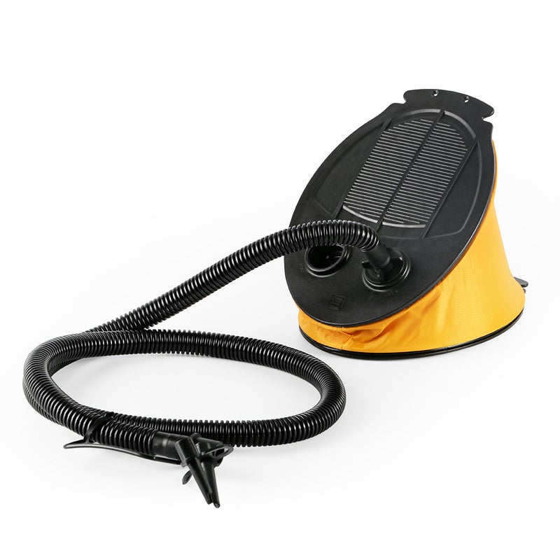 Plastikowy inflator/spust powietrza - Długość 23 cm (zamknięty) - 16 cm (otwarty) - Szerokość 16 cm (zamknięty) - 19 cm (otwarty) - Wysokość 6 cm (zam