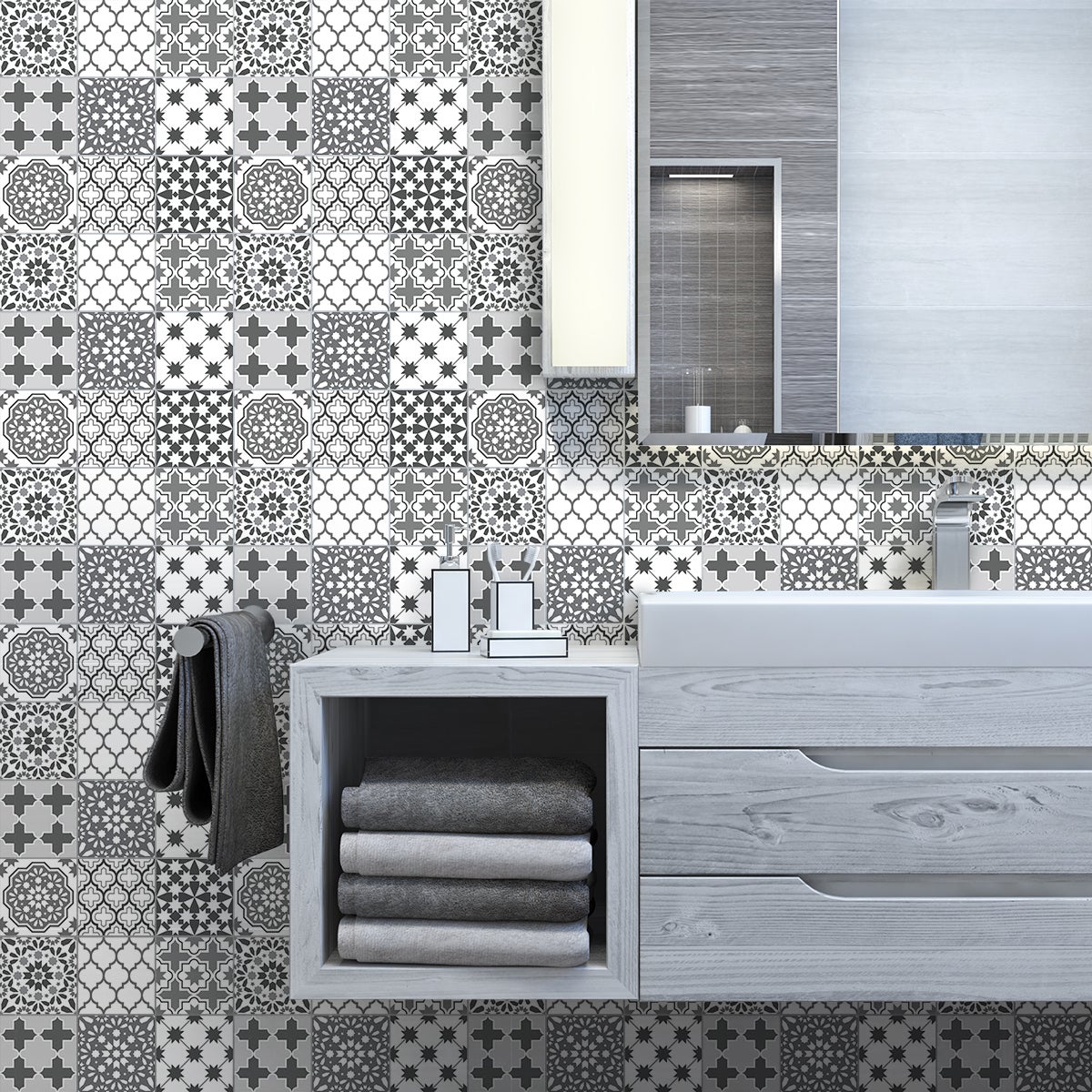 Adesivos de parede para azulejos, ideais para cozinha e banheiro - 24 ...