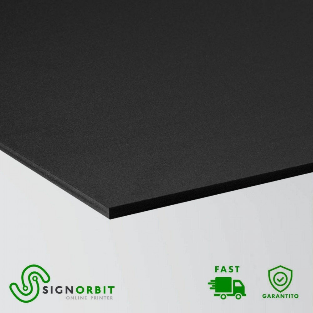 Pannello In PVC Forex Nero - Spessore 5mm 70x100 Cm - Foto 12