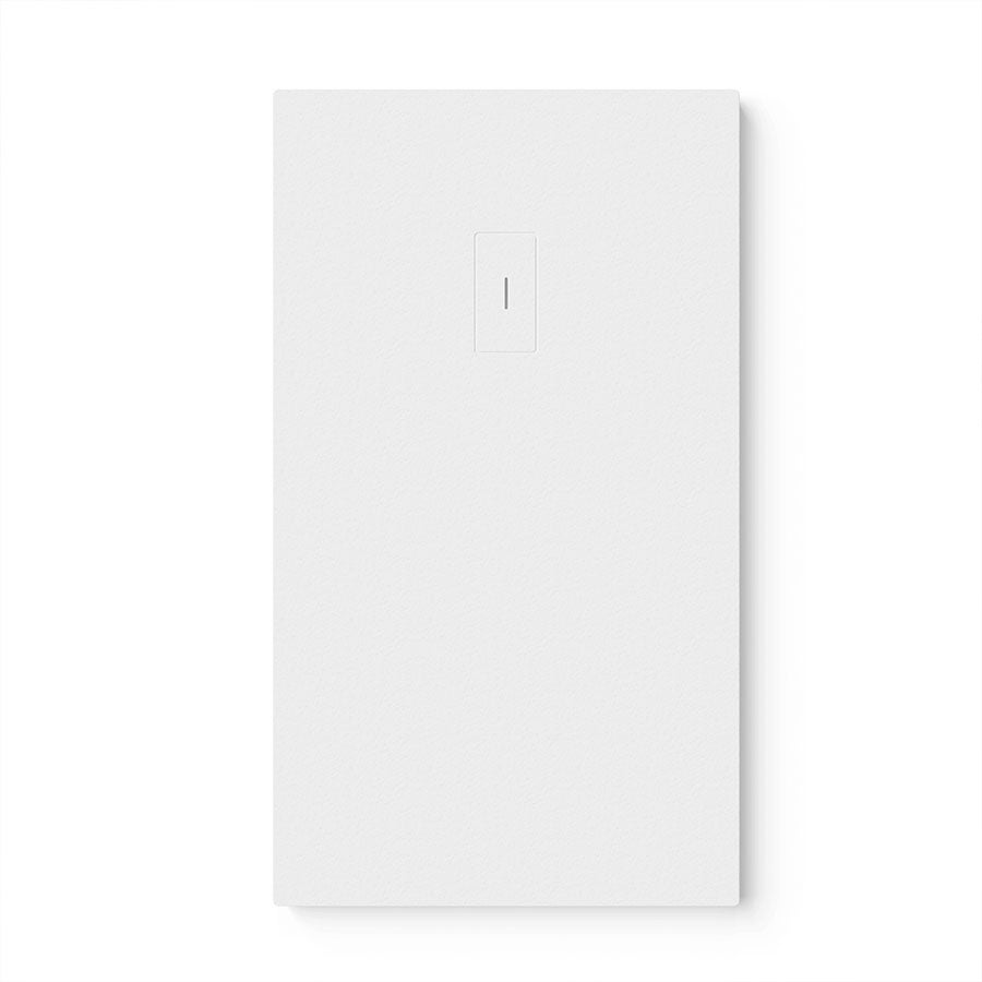 KOES - Receveur de douche en résine modèle OBI - 90x140 - Blanc RAL 9003 - 4