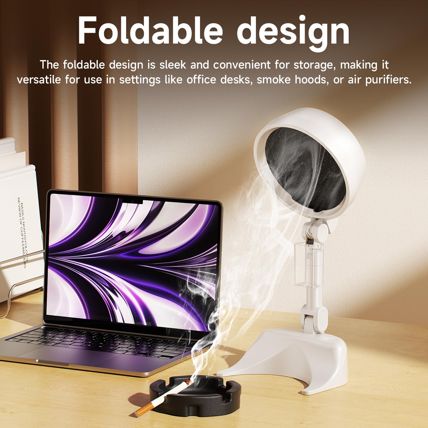 Cappa aspirante portatile, cappa aspirante pieghevole, mini cappa da cucina per barbecue, pentole calde e cucine per camper. - 6