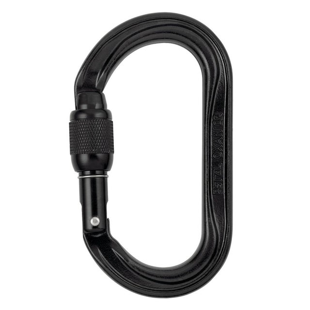 Mousqueton Oxan Screw-Lock Noir - Petzl
