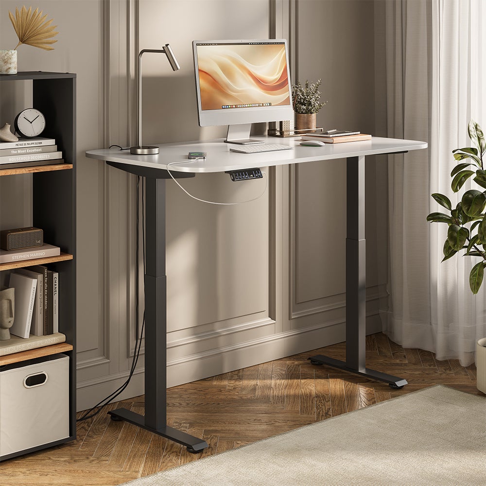 Vicco Biurko Elevate, Czarny/biały, 140 x 80 cm 2 silniki - 7