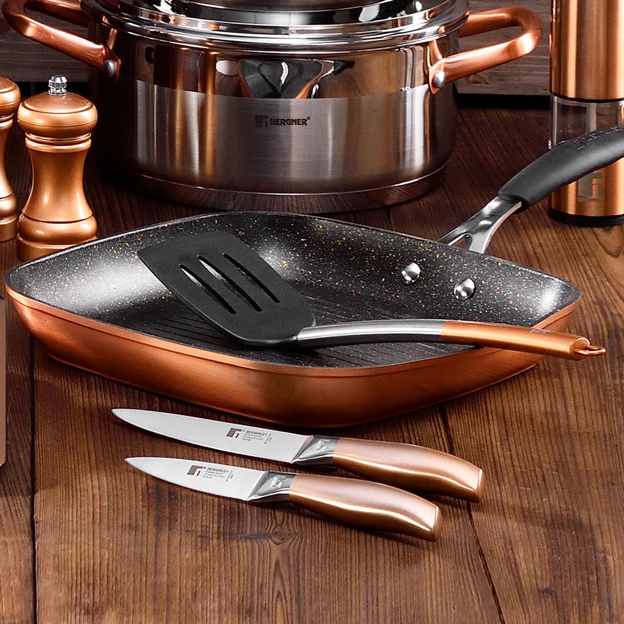 Set di pentole San Ignacio Cassel con coltelli da cucina - 8