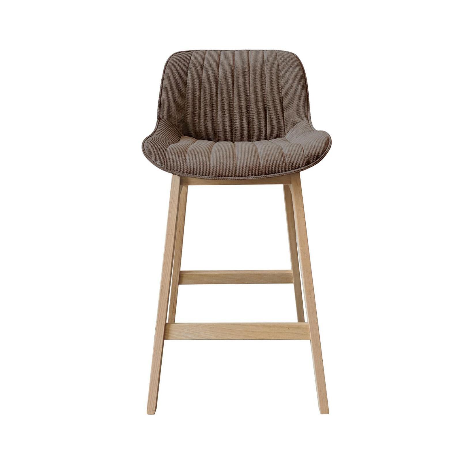 Set Taburetes NORDEN Roble y Pana H75cm - 5