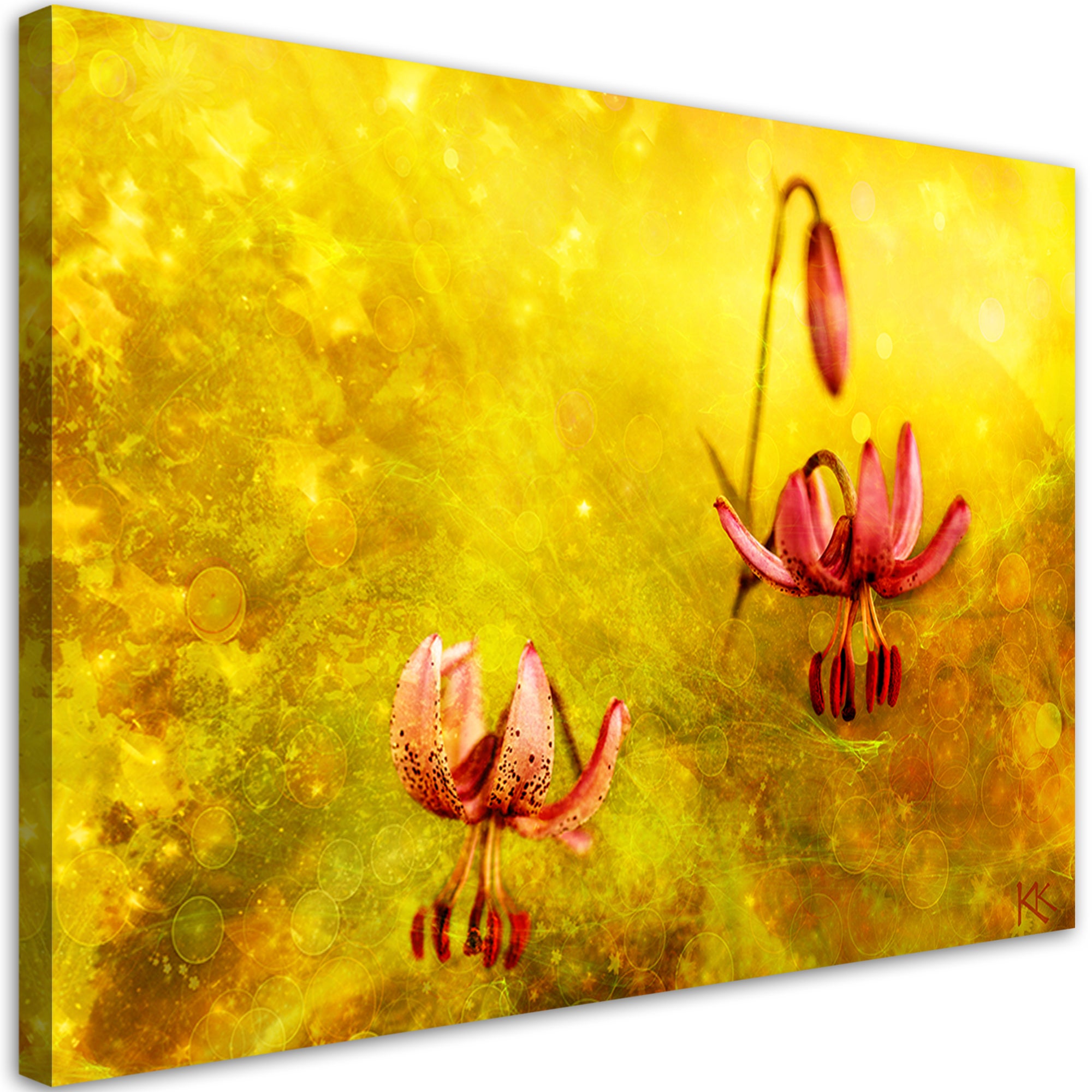 Obraz na płótnie, Zwiędłe tulipany kwiaty 120x80