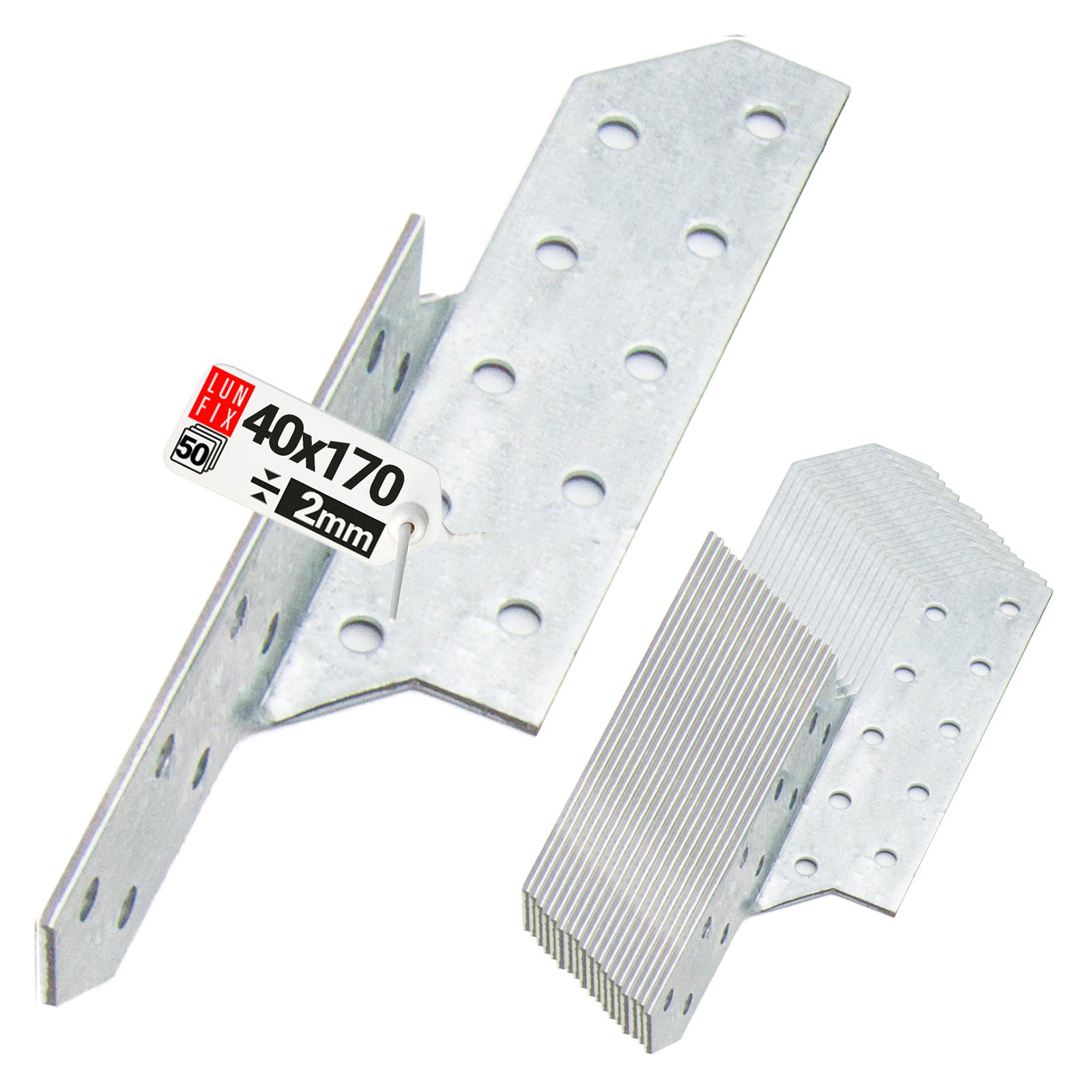 Łącznik krokwiowy 40x170 mm lewy 50szt.